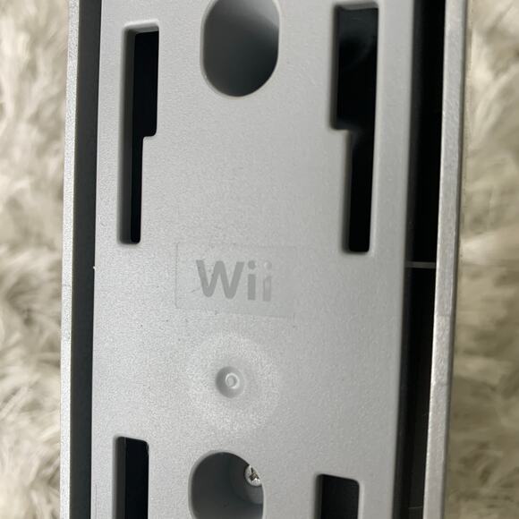 Nintendo Wii Console Silver Stand Dock Bar Clear Round Base RVL-019 Game OEM - Picture 4 of 8